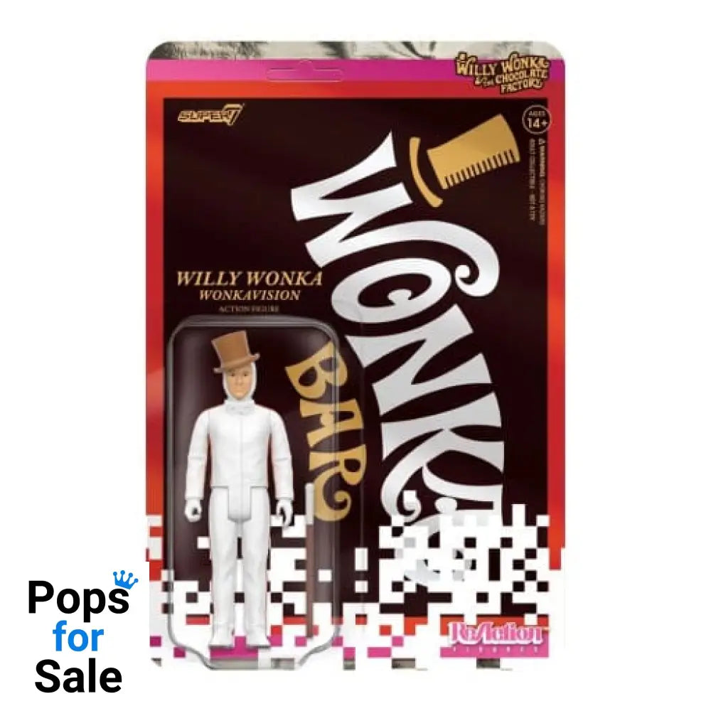 Willy Wonka and the Chocolate Factory (1971) ReAction Action Figure Wave 03 Willy Wonka (White Suit) 10 cm
