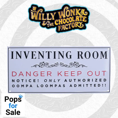 Willy Wonka and the Chocolate Factory Inventing Room Tin Sign Tin Sign