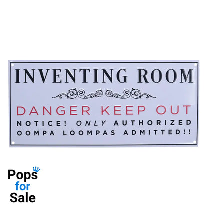 Willy Wonka and the Chocolate Factory Inventing Room Tin Sign Tin Sign