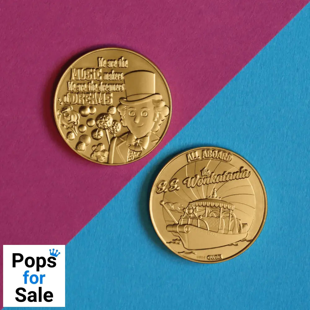 Willy Wonka and the Chocolate Factory Limited Edition Collectible Coin Coin