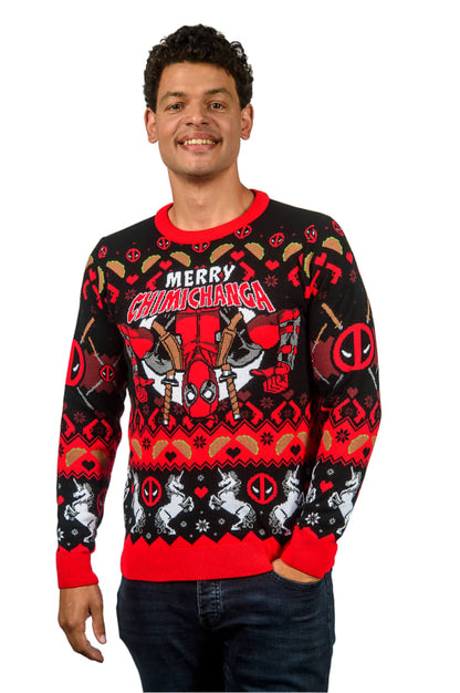 Deadpool: Merry Chimichanga Christmas Jumper (Size L)
