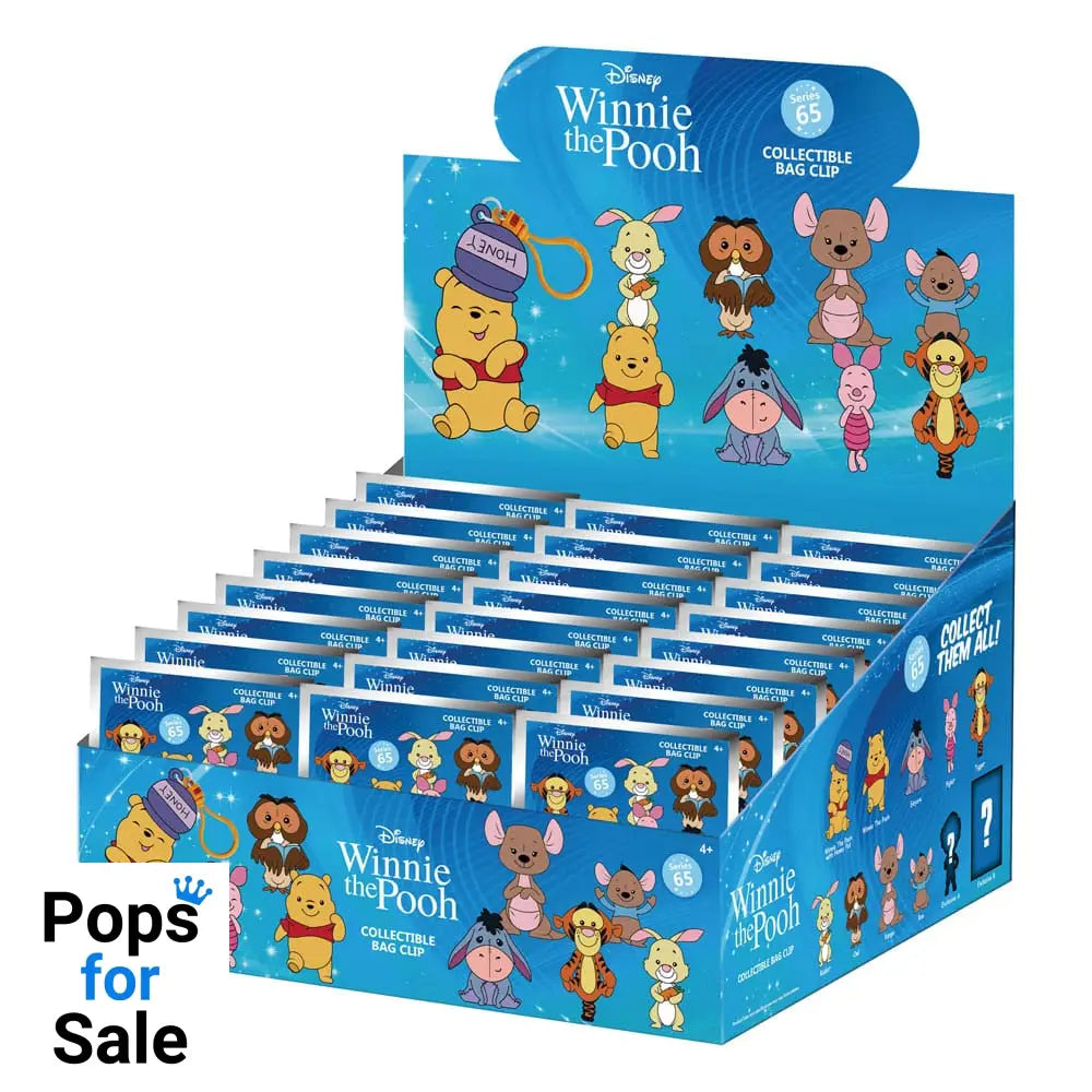 Winnie the Pooh 3D Foam Bag Clips Series 2 Display (24)