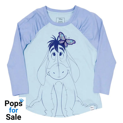 Winnie the Pooh by Loungefly Tee T-Shirt Unisex Eeyore Shirred Raglan Size XL T-shirts