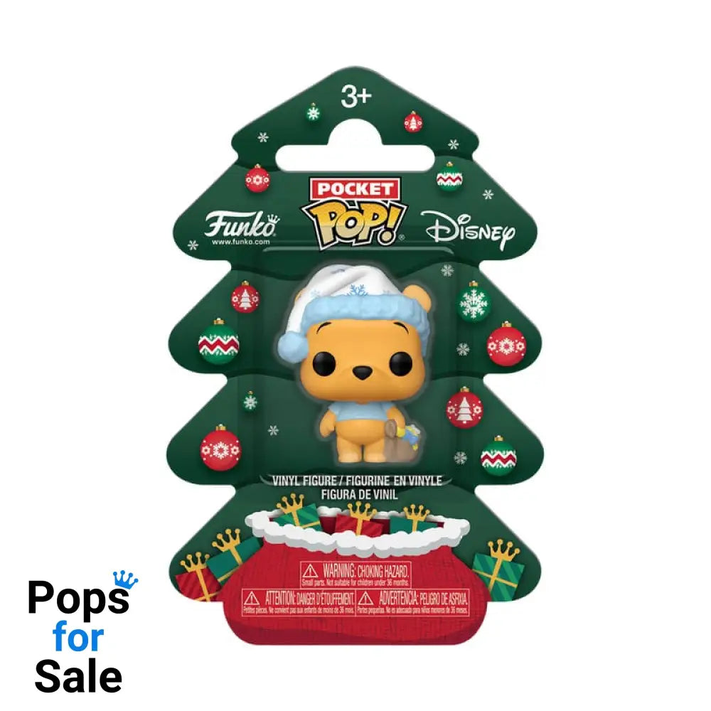 Winnie the Pooh Holiday 2025 Pocket POP! Vinyl Keychains Pooh Tree Holiday Box 4 cm