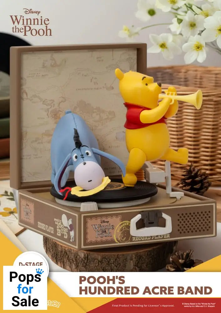 Winnie the Pooh Record Player Series PVC figure Pooh's Hundred Acre Band 12 cm