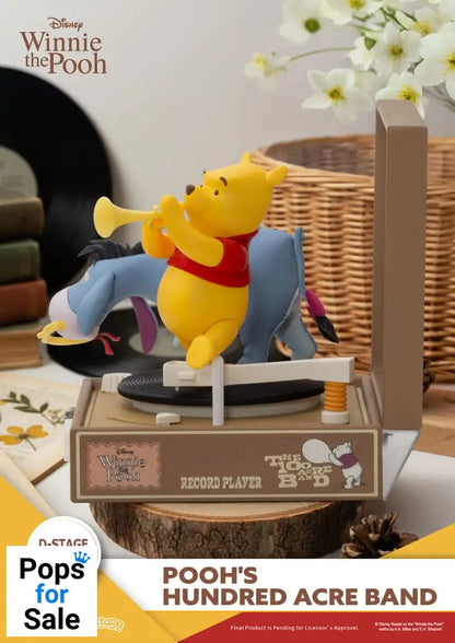 Winnie the Pooh Record Player Series PVC figure Pooh's Hundred Acre Band 12 cm