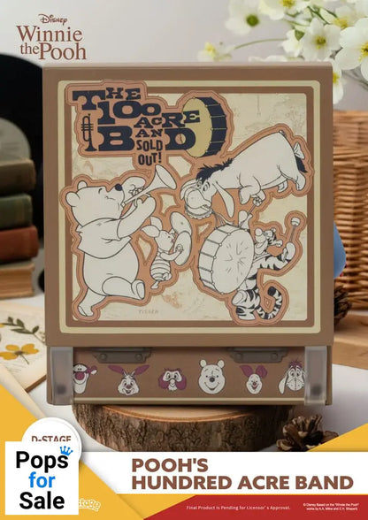Winnie the Pooh Record Player Series PVC figure Pooh's Hundred Acre Band 12 cm