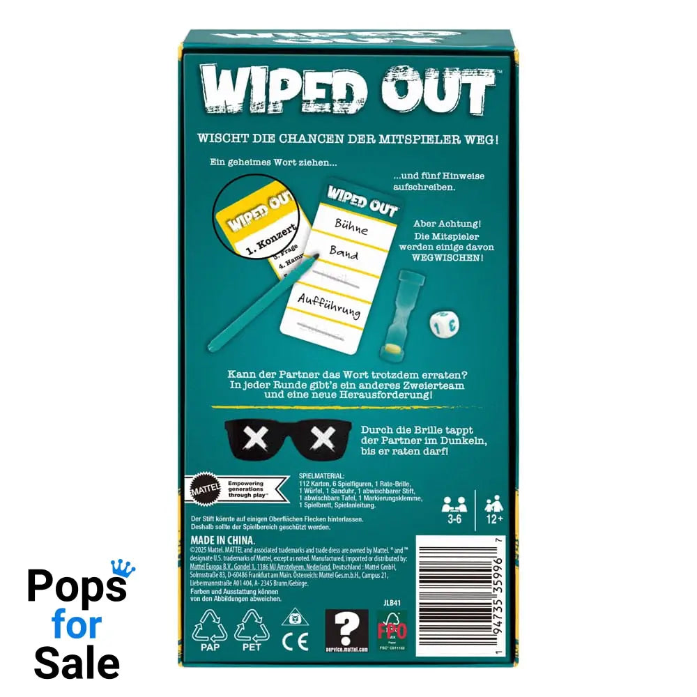 Wiped Out Party Game *German Version*