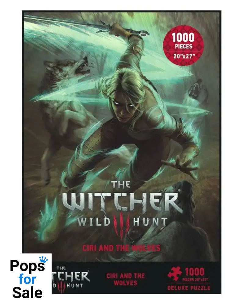 Witcher 3 Wild Hunt Puzzle Ciri and the Wolves