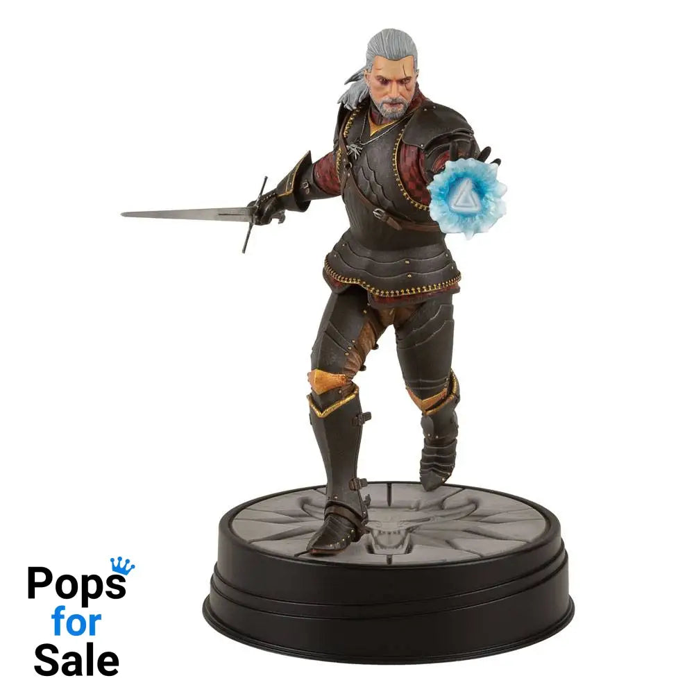 Witcher 3 Wild Hunt PVC Statue Geralt Toussaint Tourney Armor 20 cm Statues