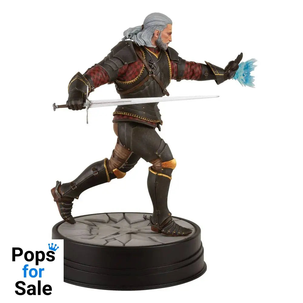 Witcher 3 Wild Hunt PVC Statue Geralt Toussaint Tourney Armor 20 cm