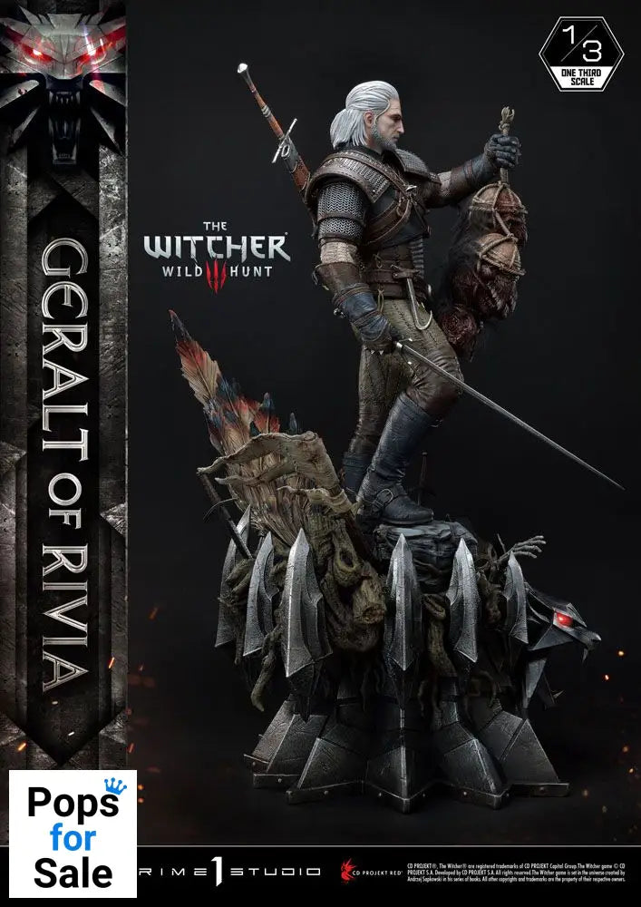 Witcher 3 Wild Hunt Statue 1/3 Geralt von Riva 88 cm