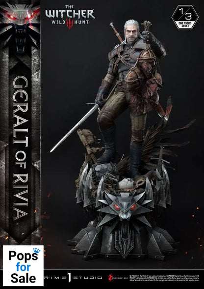 Witcher 3 Wild Hunt Statue 1/3 Geralt von Riva 88 cm