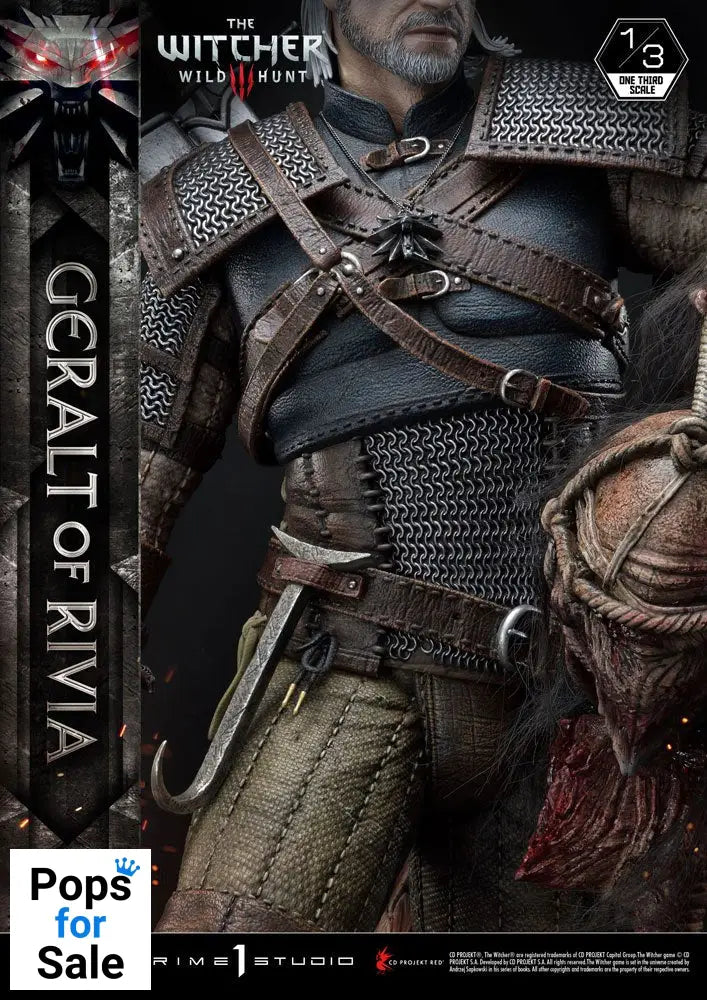 Witcher 3 Wild Hunt Statue 1/3 Geralt von Riva 88 cm