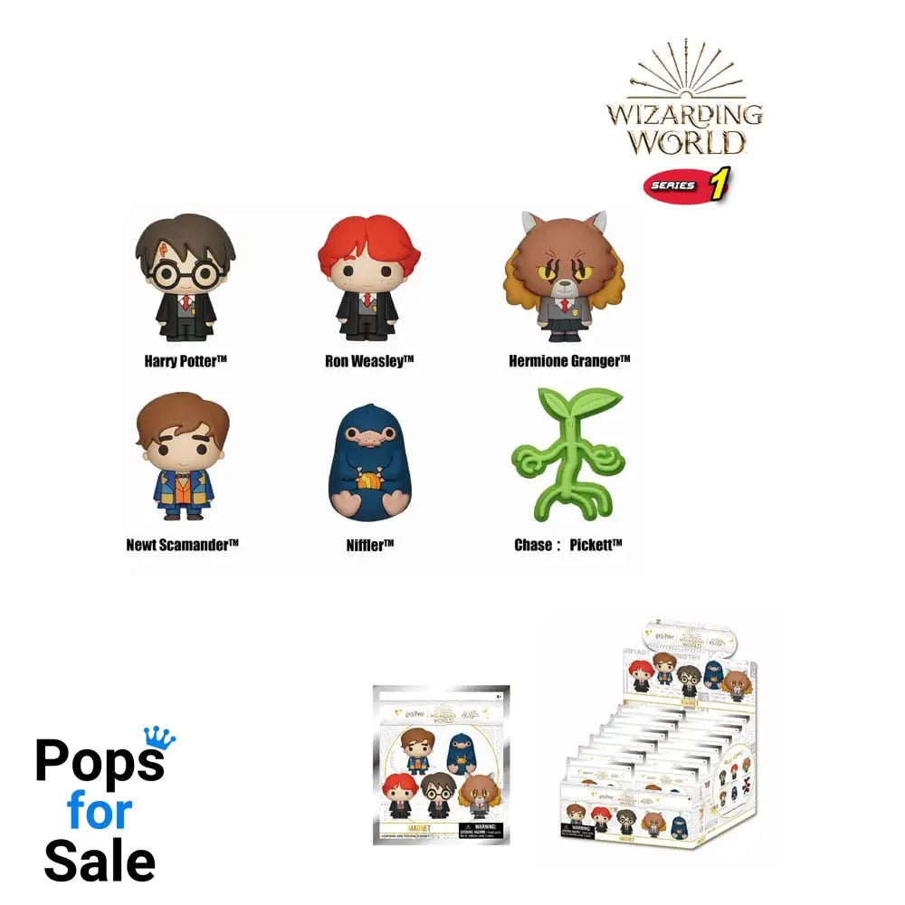 Wizarding World 3D 3D Magnets Series 1 Display (12) Magnets