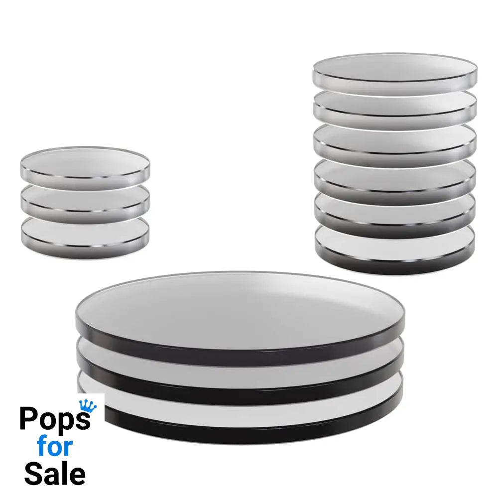 WizKids Deep Cuts Clear Bases for Miniatures 12-Pack