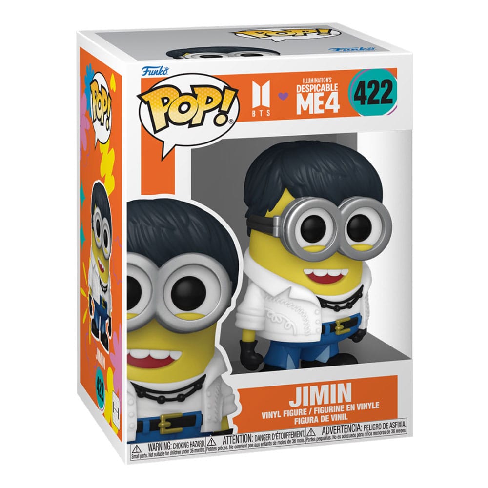 422 Jimin - Minions x BTS - Rocks Funko POP - Brand New
