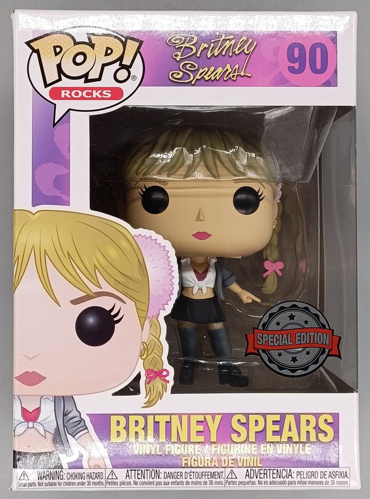 90 Britney Spears - Baby One More Time - Rocks - Funko POP - Box Damaged