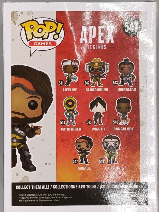 547 Mirage (Decoy) - Translucent Apex Legends - Box Damaged Funko POP