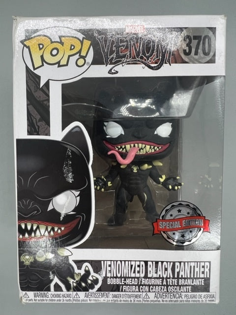 #370 Venomized Black Panther Marvel Venom - Box Damaged Funko POP