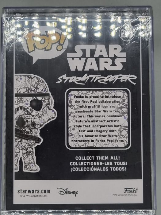 Funko 45861 Pop! Star Wars: Stormtrooper (Futura Artist Series Special Edition) #296 Funko POP