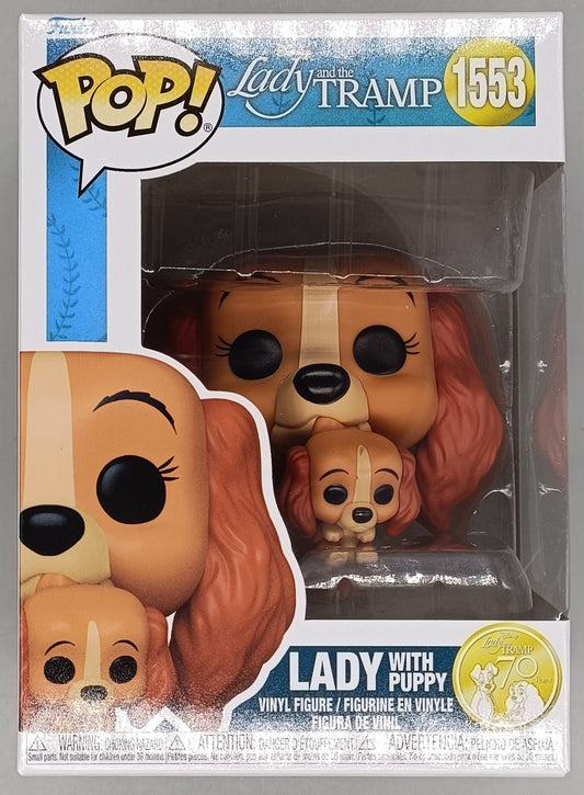 1553 Lady with Puppy - Disney Lady and the Tramp Funko POP - Brand New