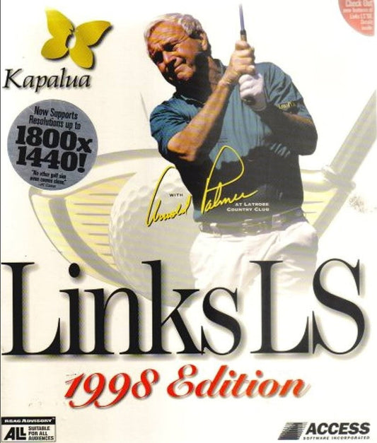 Links LS 1998 Big Box PC Game Complete VGC