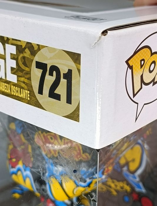 #721 Luke Cage - Deluxe - Marvel Street Art - Box Damaged Funko POP