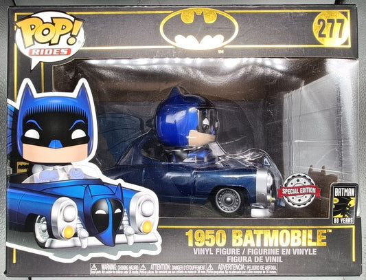 #277 1950 Batmobile (Blue) - Metallic - Rides DC Batman 80th Funko POP