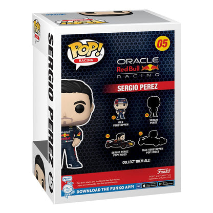 05 Sergio Perez w/helmet - Formula 1 Oracle Red Bull Racing Funko POP - Brand New