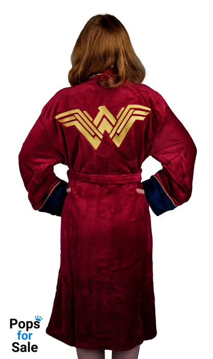 Wonder Woman: Ladies Fleece Hoodless Robe