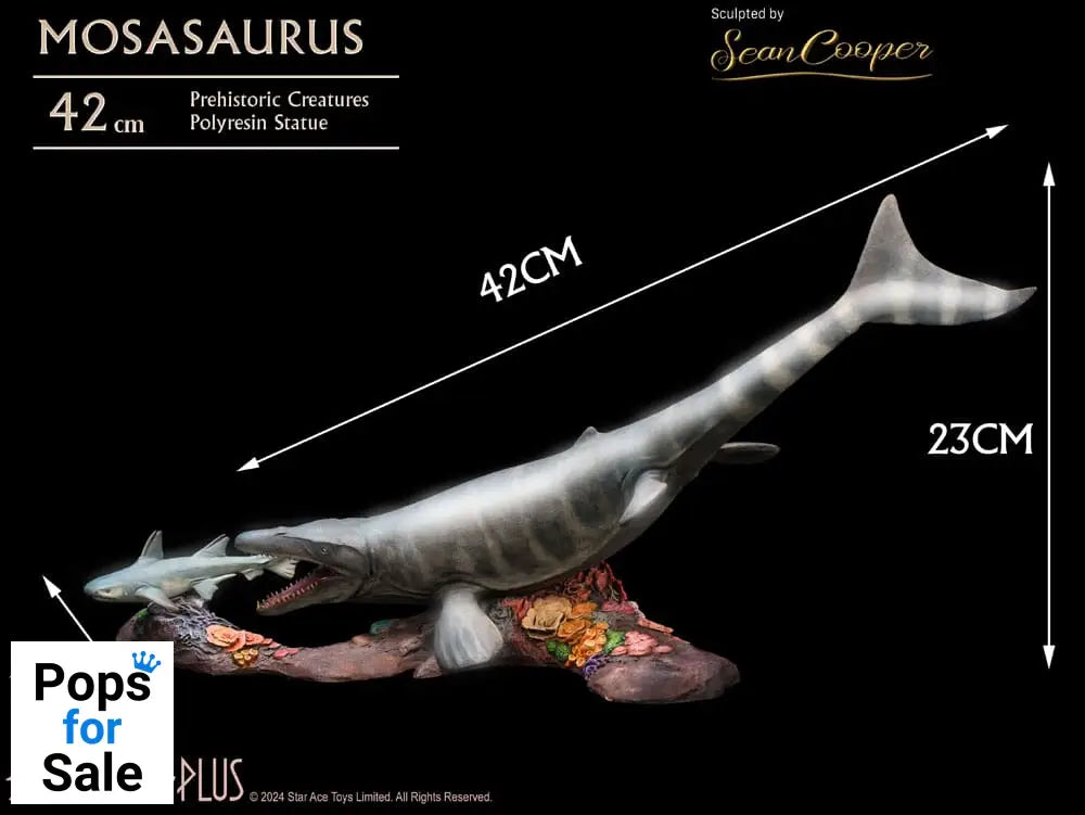 Wonders of the Wild Statue Mosasaurus (DX) 42 cm Statues