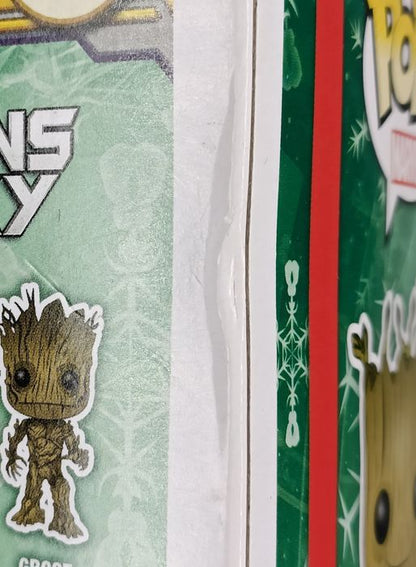 #101 Holiday Dancing Groot  Marvel Guardians Of The Galaxy Box Damaged Funko POP