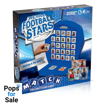 World Football Stars Top Trumps Match The Crazy Cube Game
