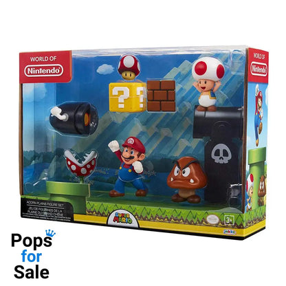 World of Nintendo Mini Figure 5-Pack New Super Mario Bros. U Acorn Plains 6 cm