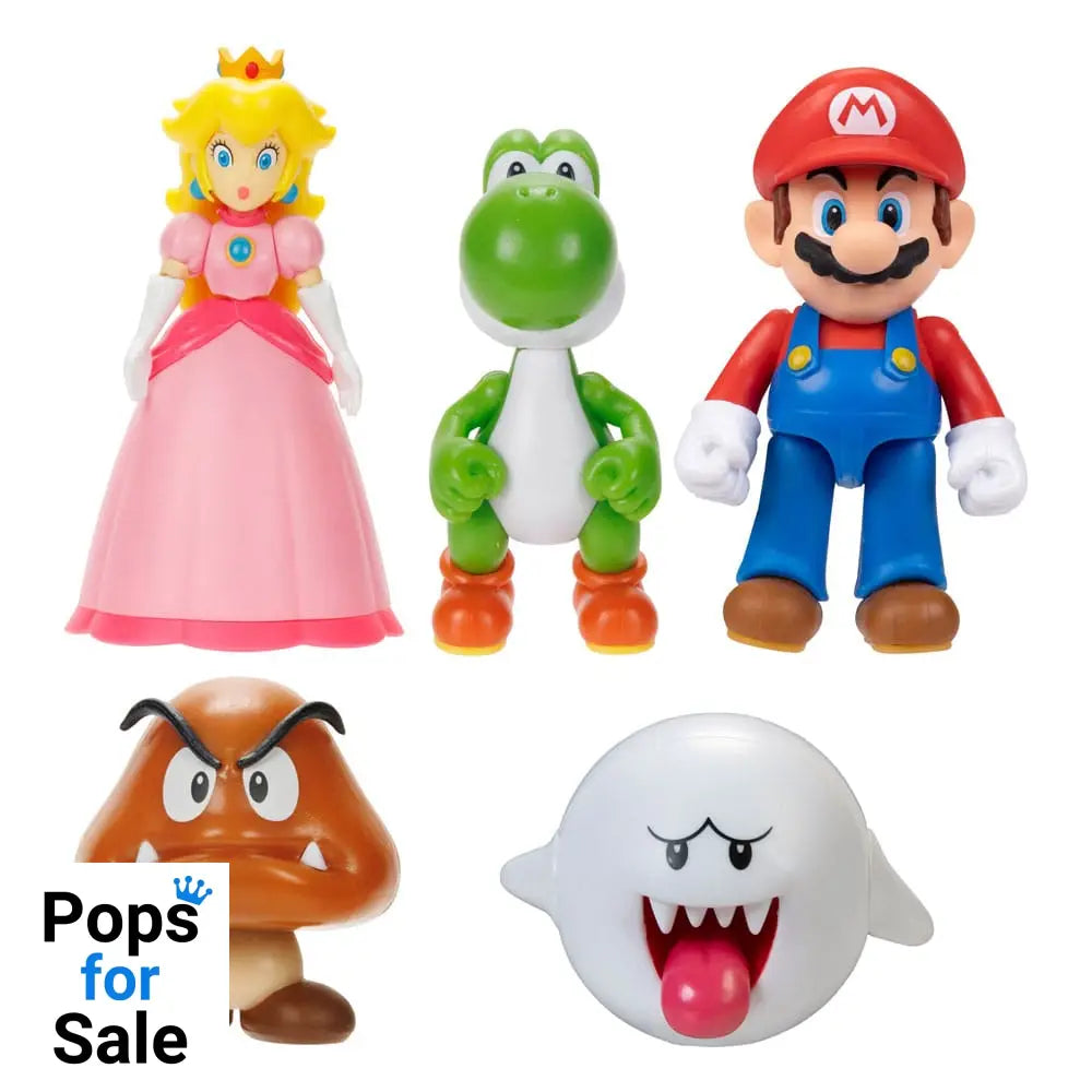 World of Nintendo Mini Figure Super Mario Wave 51 6 cm Assortment (8)