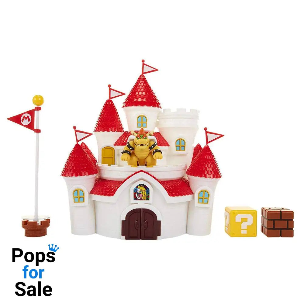 World of Nintendo Playset Super Mario Mushroom Kingdom Castle