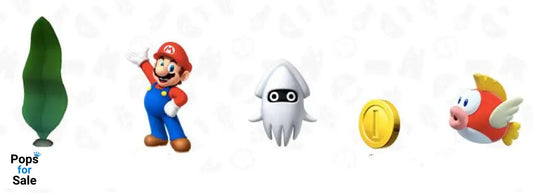 World of Nintendo Super Mario Diorama Set Underwater