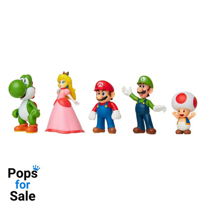 World of Nintendo Super Mario & Friends Figures 5-piece box set Exclusive