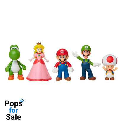 World of Nintendo Super Mario & Friends Figures 5-piece box set Exclusive