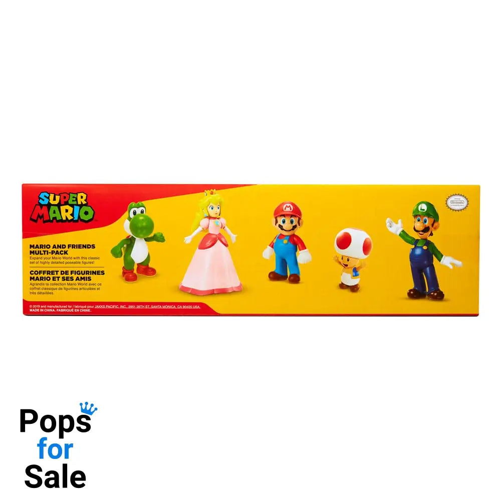 World of Nintendo Super Mario & Friends Figures 5-piece box set Exclusive Playsets
