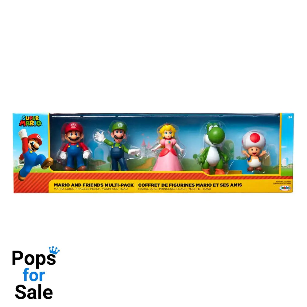 World of Nintendo Super Mario & Friends Figures 5-piece box set Exclusive