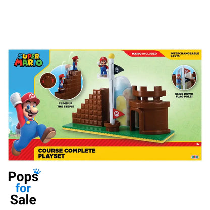 World of Nintendo Super Mario Mini Figure Playset End Level