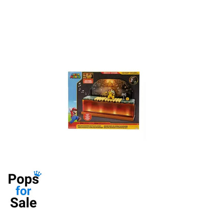 World of Nintendo Super Mario Playset Bowser Battle Deluxe
