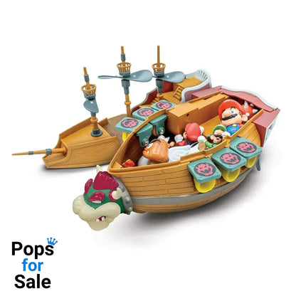 World of Nintendo Super Mario Playset Bowser's Airship Deluxe