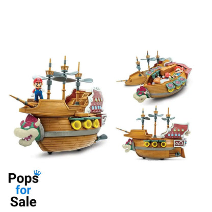 World of Nintendo Super Mario Playset Bowser's Airship Deluxe