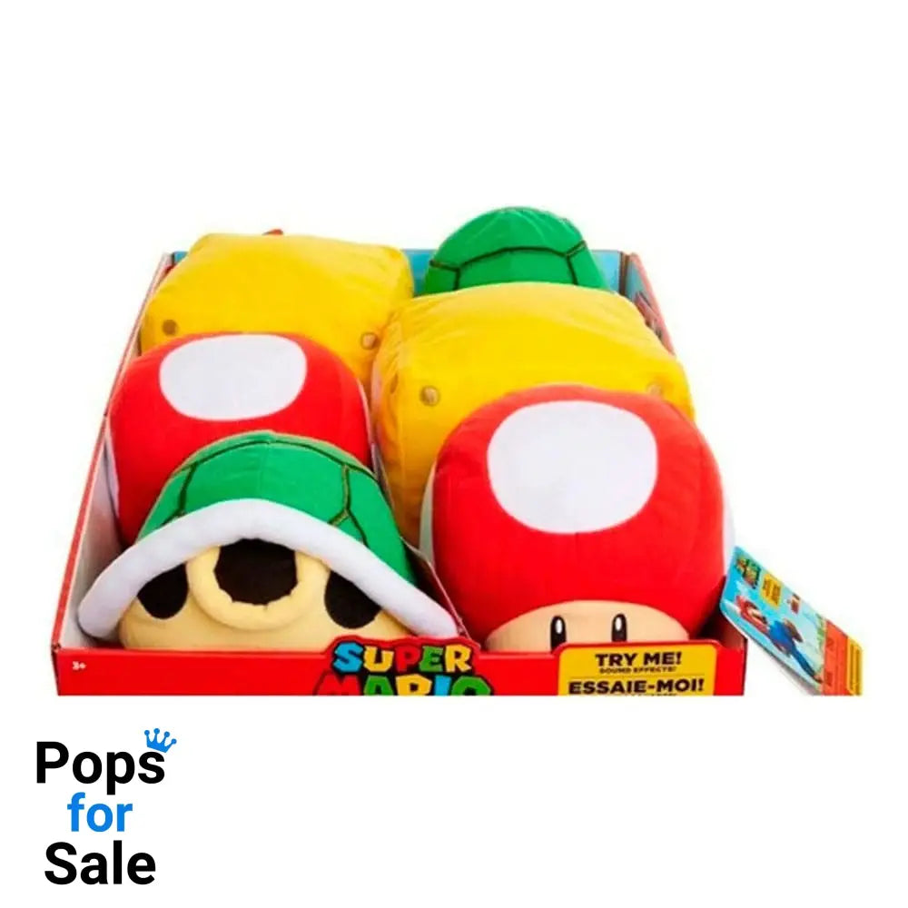 World of Nintendo Super Mario Plush Figures Assortment (6) Plushes