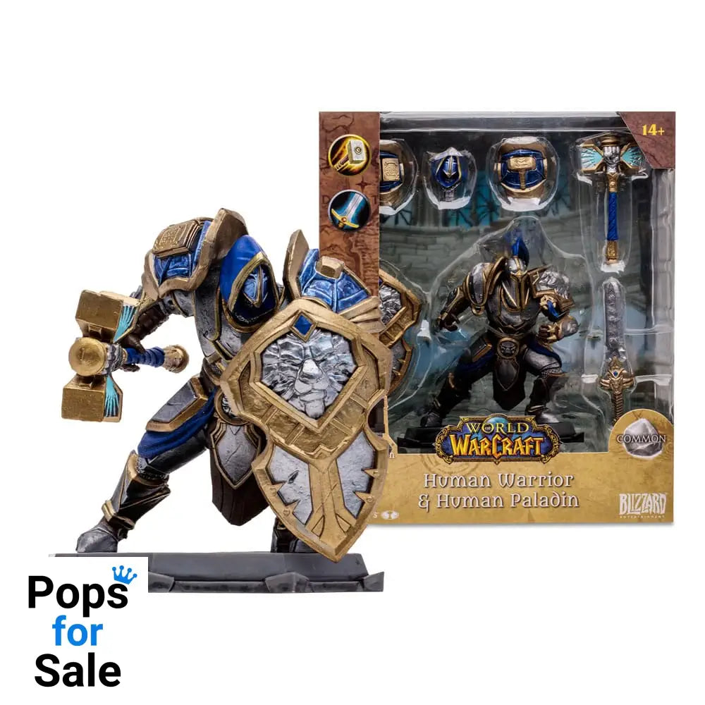 World of Warcraft Action Figure Human: Paladin / Warrior 15 cm Action figures