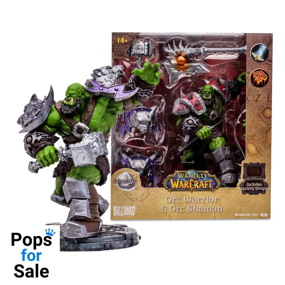 World of Warcraft Action Figure Orc: Shaman / Warrior 15 cm