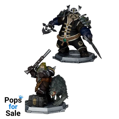 World of Warcraft Action Figures Dwarf Hunter & Pandaren 15 cm Assortment (8)